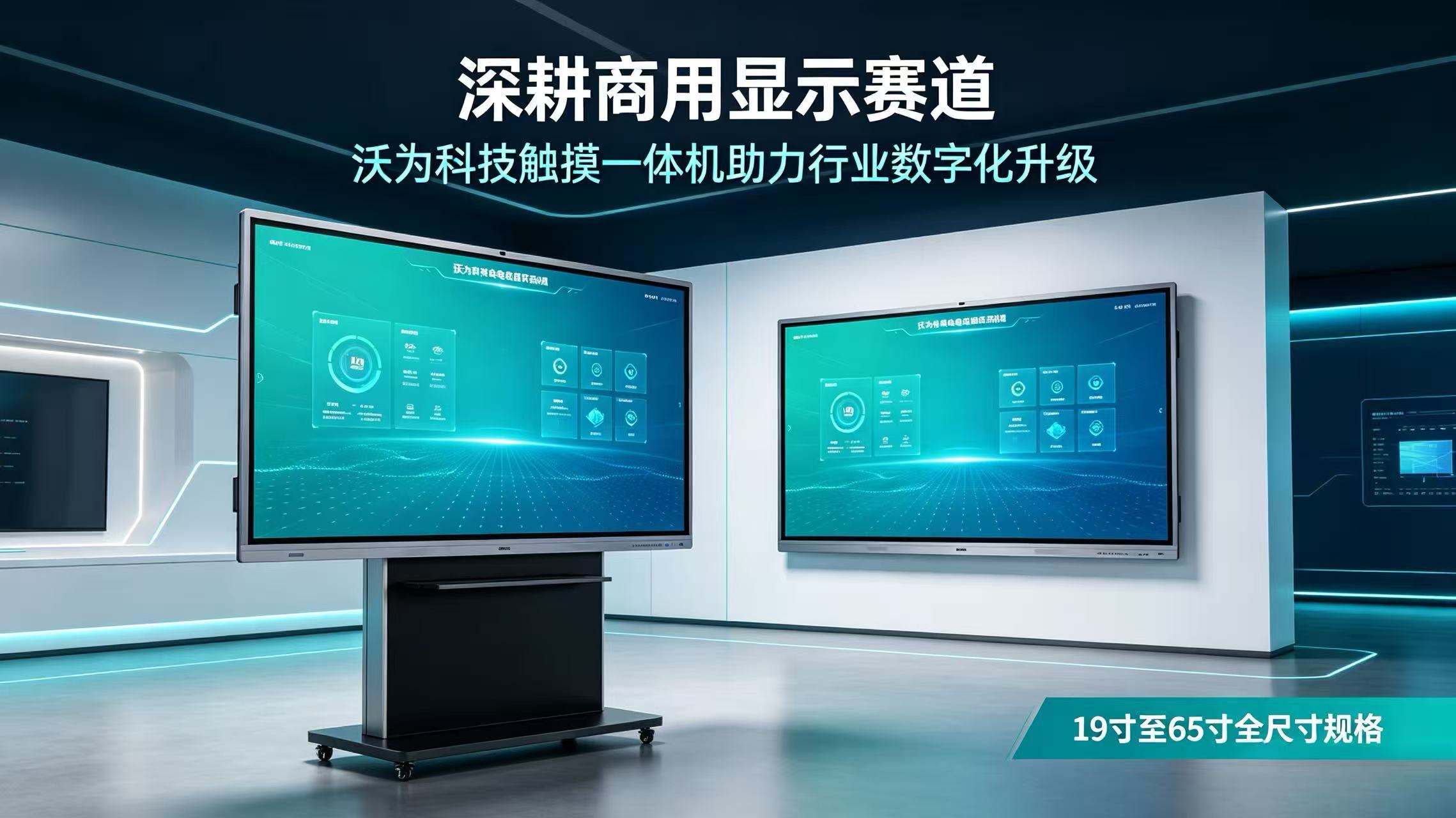 深耕商用显示赛道，沃为科技以触摸一体机助力各行各业数字化升级